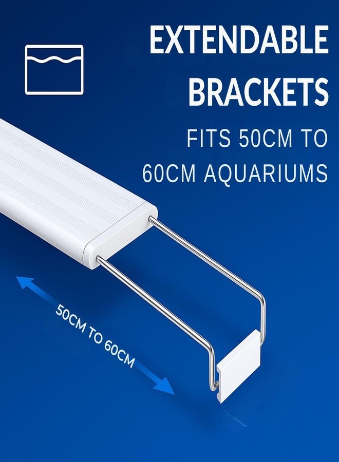 VAYINATO® P-600 Series LED Aquarium Light - Full Spectrum (WRGB) High Brightness, Extendable Brackets (50-60cm), Energy-Saving Fish Tank Lighting for Freshwater & Saltwater Plants - Image 5